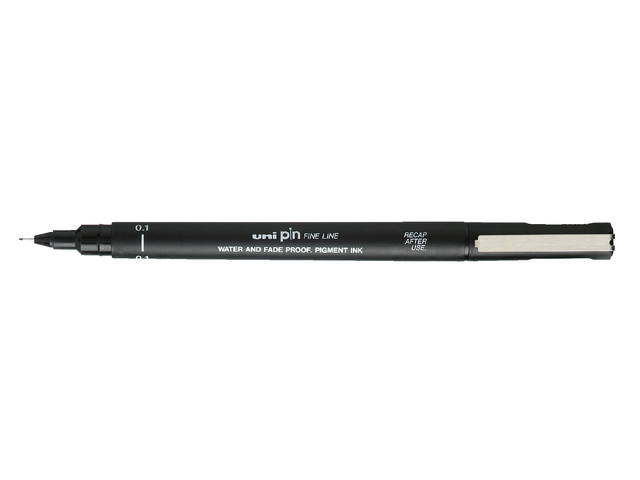 Fineliner Uni-ball Pin 0.1mm zwart afbeelding