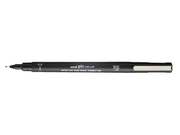 Fineliner Uni-ball Pin 0.5mm zwart afbeelding