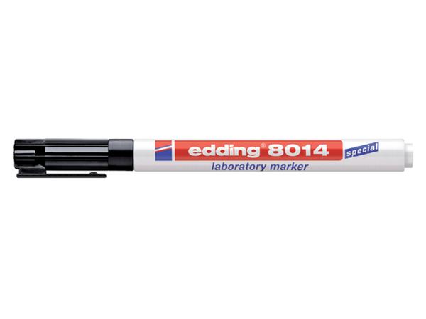 Viltstift edding 8014 laboratorium rond 1mm zwart afbeelding