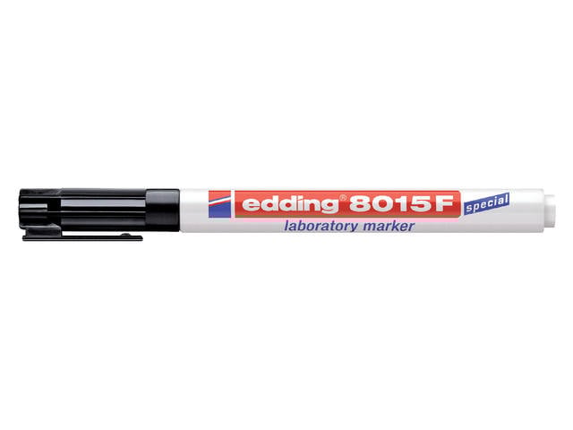 Viltstift edding 8015 laboratorium rond 0.75mm zwart afbeelding