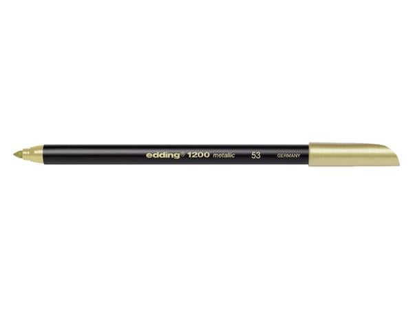 Fineliner edding 1200 053 fijn metallic goud afbeelding