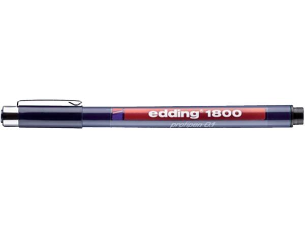Fineliner edding 1800 0.25mm zwart afbeelding