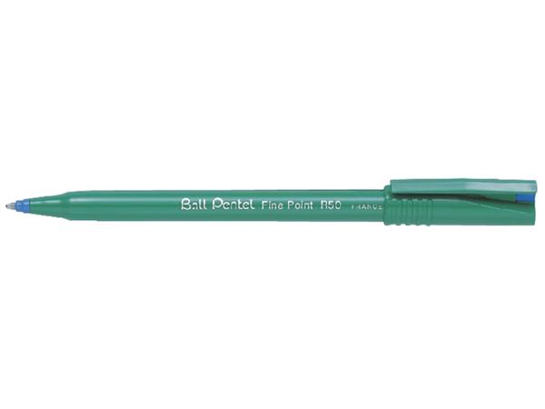 Rollerpen Pentel R50 medium blauw afbeelding