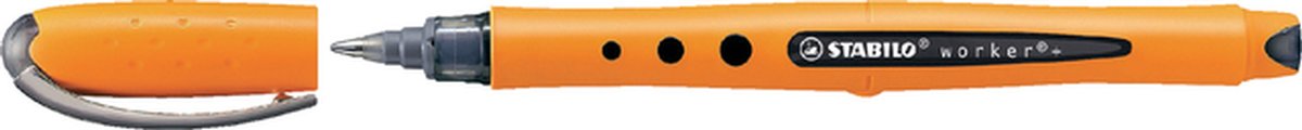 Rollerpen STABILO worker 2018/46 medium zwart afbeelding