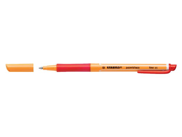 Rollerpen STABILO PointVisco 1099/40 fijn rood afbeelding