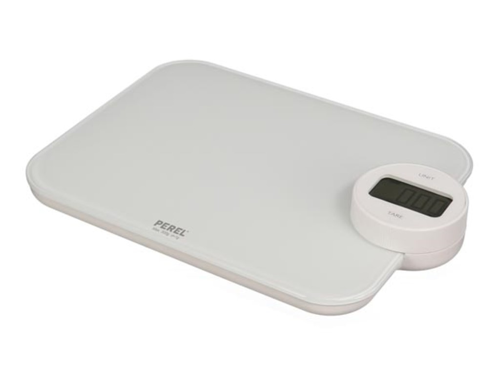 DIGITALE KEUKENWEEGSCHAAL - 5 kg / 1 g - MILIEUVRIENDELIJK - ZONDER BATTERIJEN afbeelding