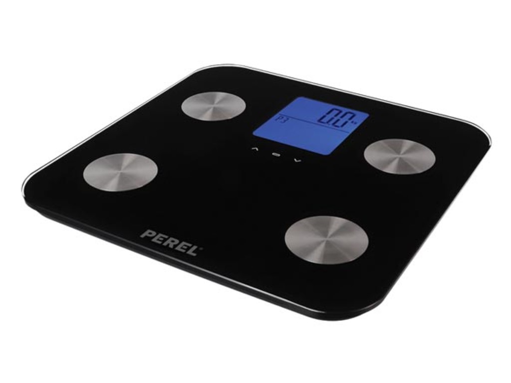 DIGITALE LICHAAMSANALYSE WEEGSCHAAL - 180 kg / 100g afbeelding