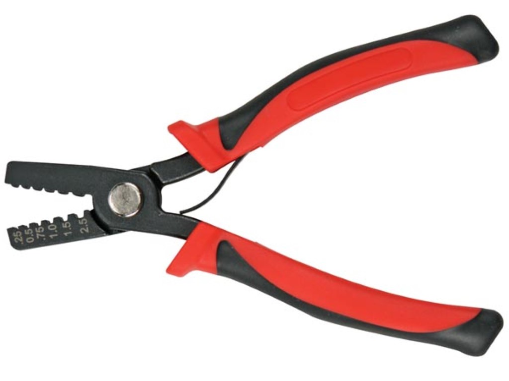 Velleman KRIMPTANG VOOR ADEREINDHULZEN 0.25 mm² 2.5 mm²