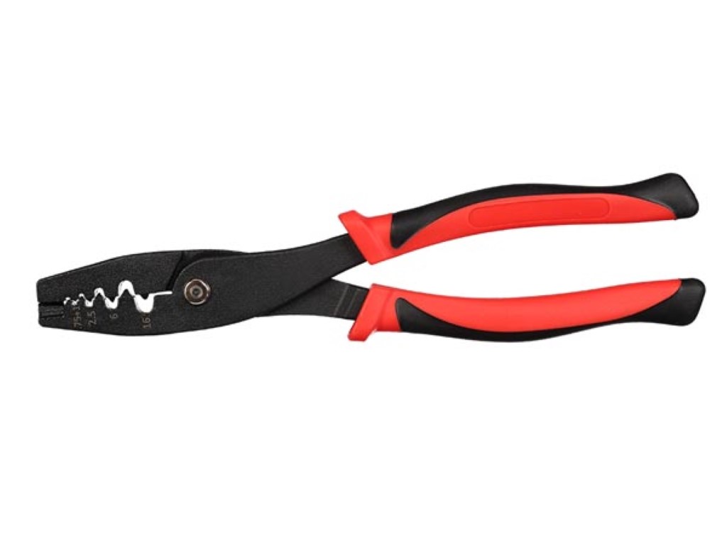 Velleman KRIMPTANG VOOR ADEREINDHULZEN 0.5 mm²-16 mm²