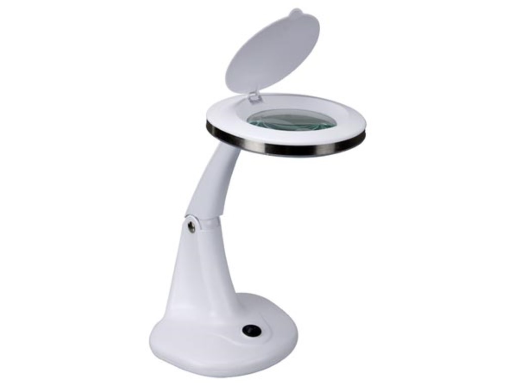 LED-LOEPLAMP 3 +12 DIOPTRIE - 6 W - 30 LEDs - WIT