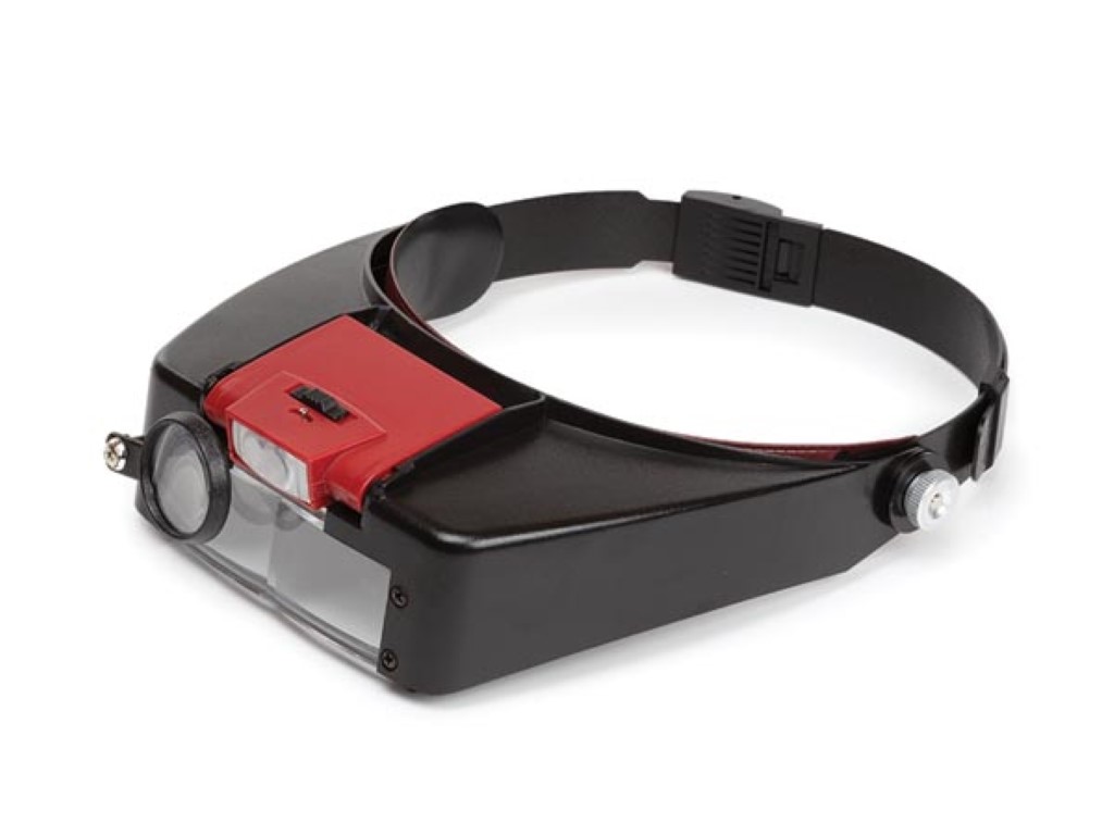 Velleman VERGROOTGLAS MET HOOFDBAND en LEDVERLICHTING 1.8x 2.3x 3.3x
