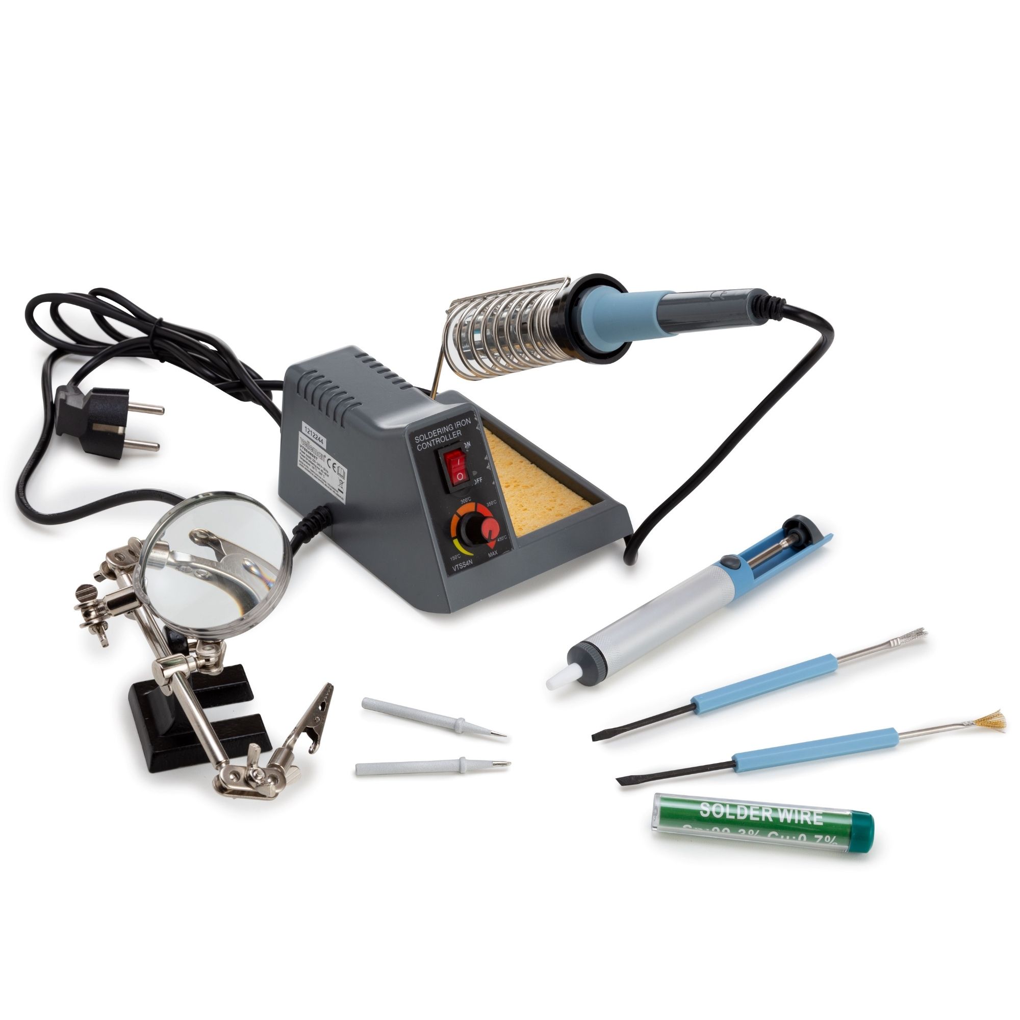 Velleman SET MET SOLDEERSTATION MET INSTELBARE TEMPERATUUR 40-48 W 150-480°C