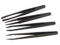 SET VAN 4 NIET-GELEIDENDE PINCETTEN