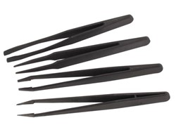 SET VAN 4 NIET-GELEIDENDE PINCETTEN