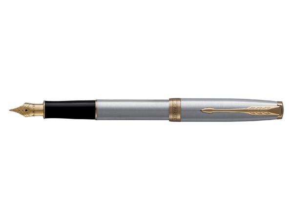 Vulpen Parker Sonnet stainless steel GT medium afbeelding