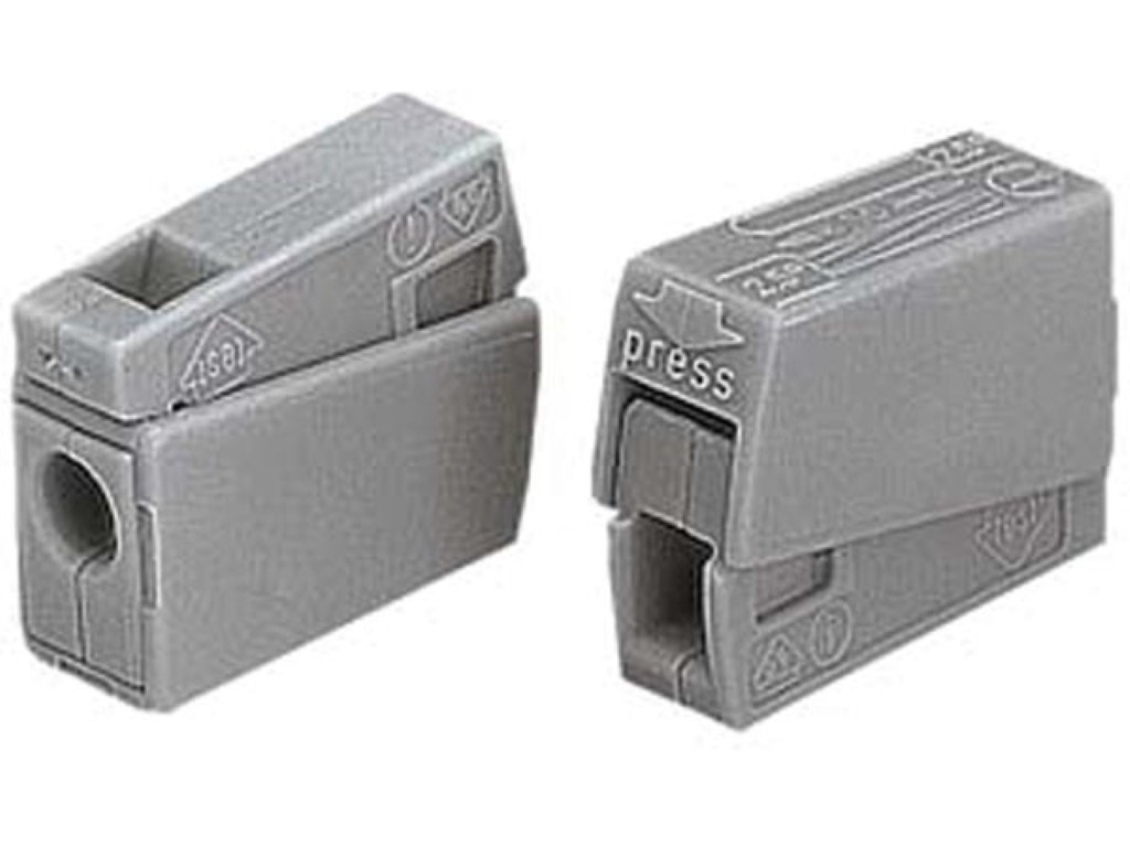 Velleman VERLICHTINGSCONNECTOR 2.5mm 105° GREY