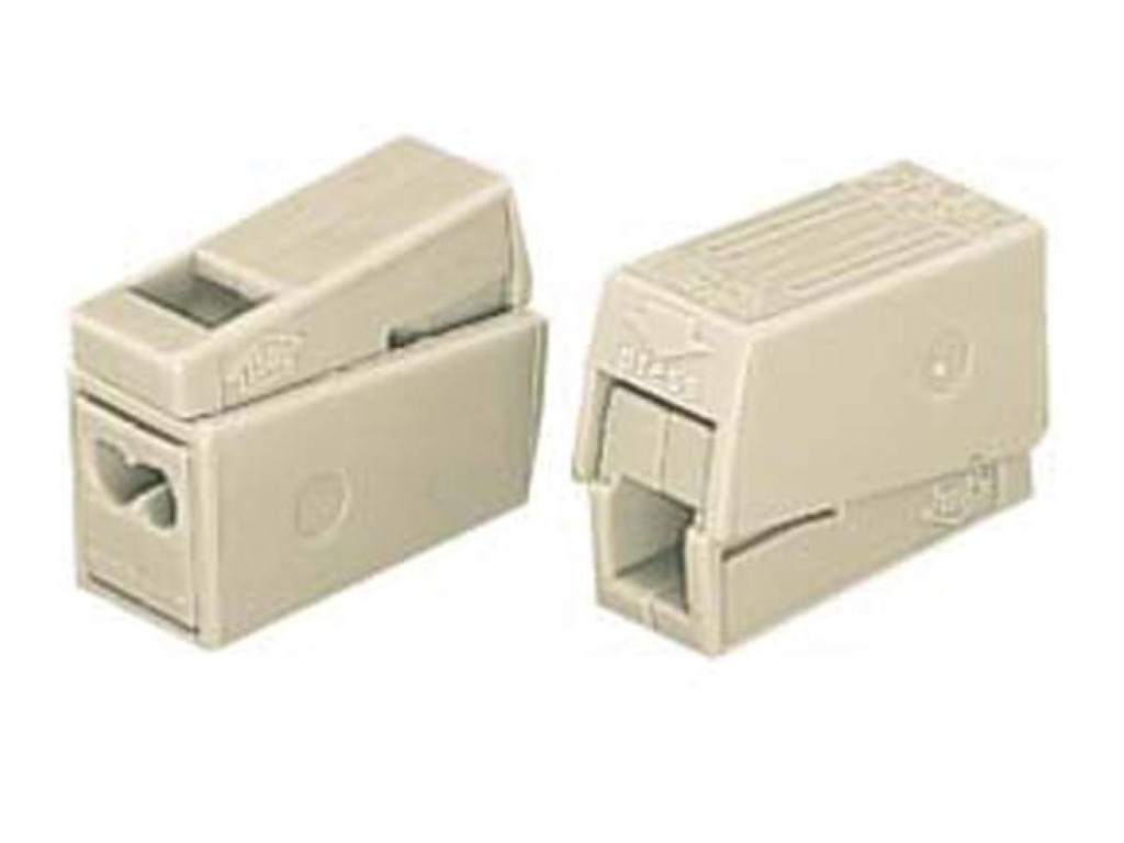 VERLICHTINGSCONNECTOR, 2.5mm, 2 RIGID - 1 FLEXIBEL, 105°, WHITE afbeelding