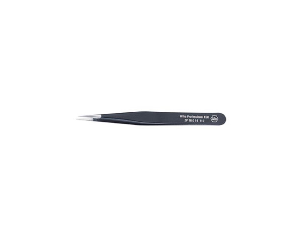 Wiha Precisiepincet Professional ESD type 3c (32346) 110 mm afbeelding