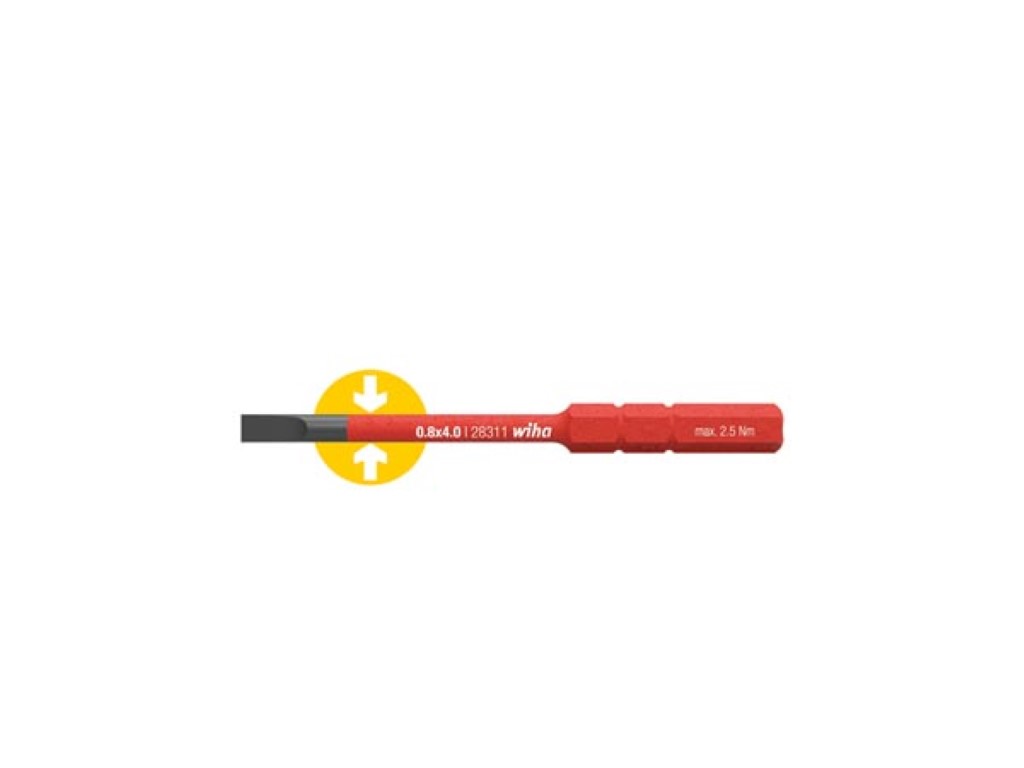 Velleman Wiha Bit slimBit electric sleufkop (34581) 5 mm x 75 mm