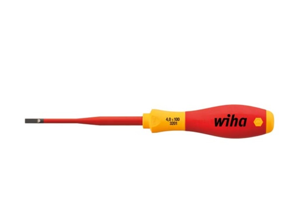 Velleman Wiha Schroevendraaier SoftFinish electric slimFix sleufkop (35392) 6 5 mm x 150 mm