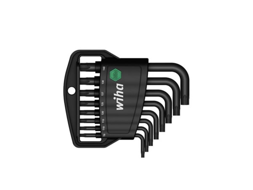 Wiha Stiftsleutelset in Classic houder TORX® 8-delig kort, chemisch gezwart (36461) afbeelding