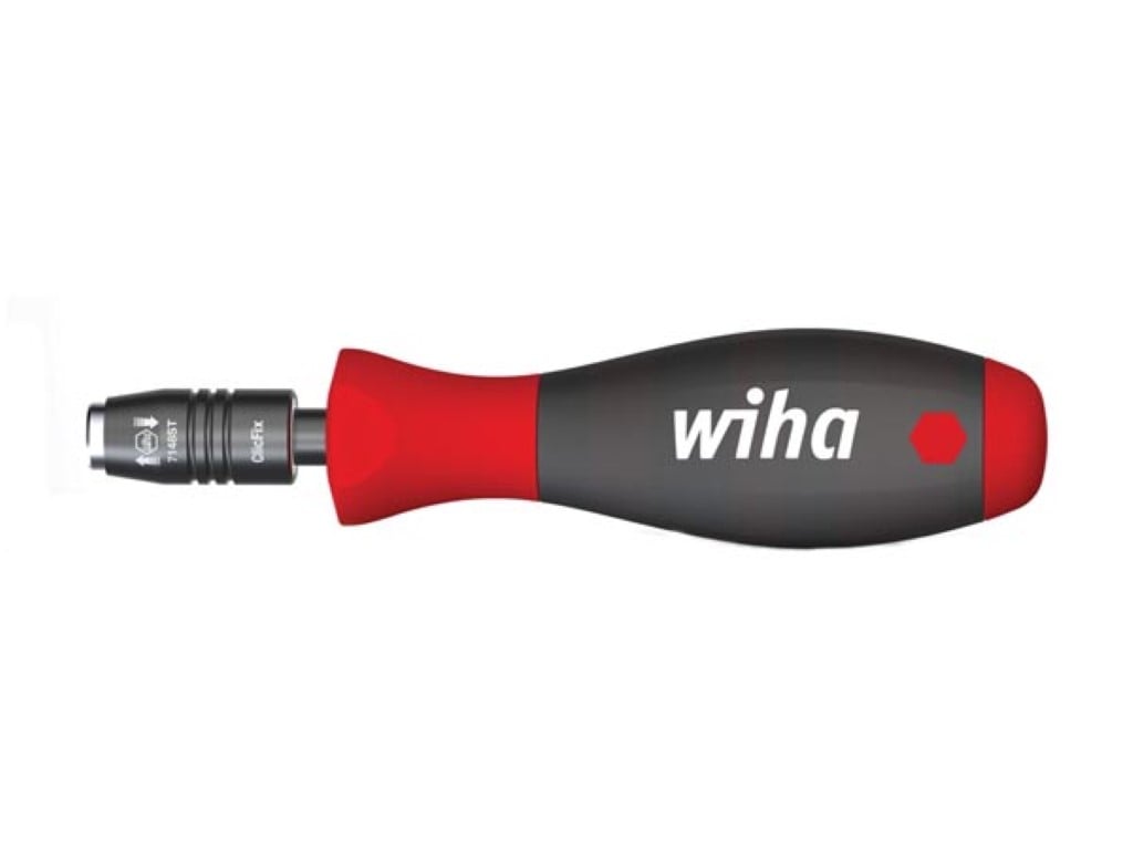 Wiha Schroevendraaier met bithouder CentroFix mechanisch vergrendelbaar 1/4" (40331) 149 mm afbeelding
