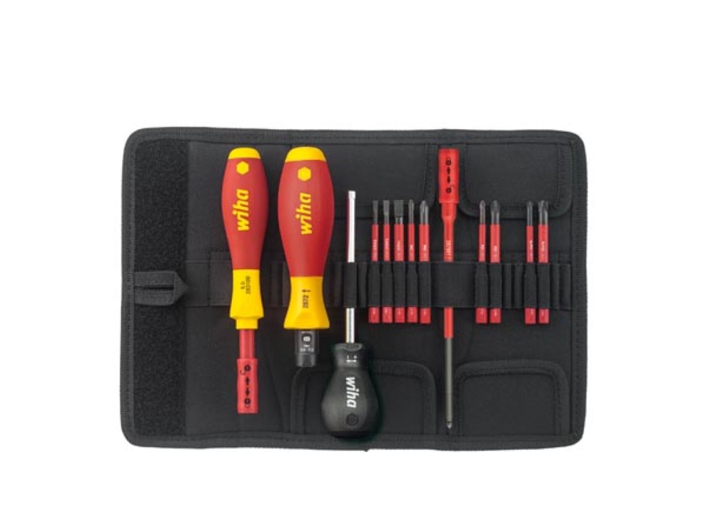 Velleman Wiha Momentschroevendraaierset TorqueVario -S electric assorti 13-delig variabel instelbare momentbegrenzing in etui (40674) 0 8-5 0 Nm