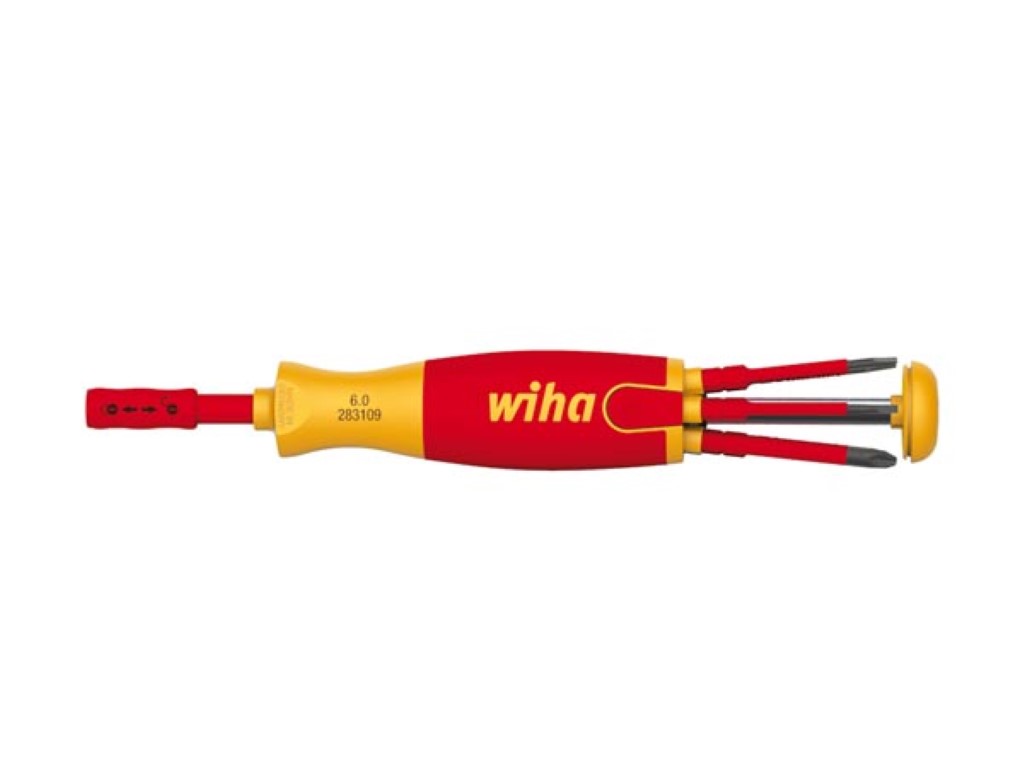 Wiha Schroevendraaier met bitmagazijn LiftUp electric TORX® met 6 slimBits. (41157) afbeelding