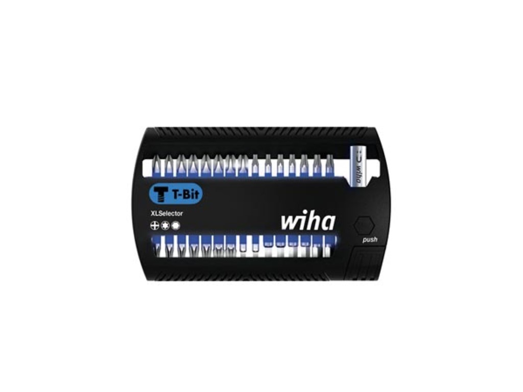 Velleman Wiha Bitset XLSelector T-bit 25 mm Phillips TORX zeskant 31-delig 1 4"(41830)