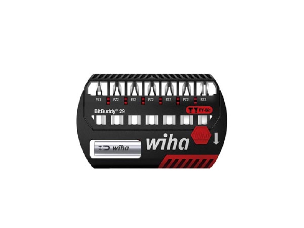Velleman Wiha Bitset BitBuddy TY-bit 29 mm Pozidriv 8-delig 1 4"(42098)