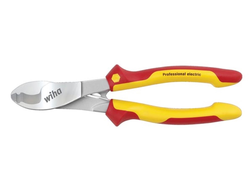 Wiha Kabelknipper Professional electric met in- en uitschakelbare openingsveer in blister (43666) 210 mm afbeelding
