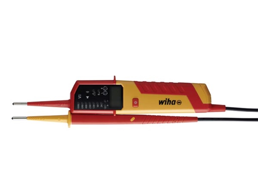 Velleman Wiha spanningszoeker en doorgangstester eMobility 12-1.000 VAC CAT IV (44319)