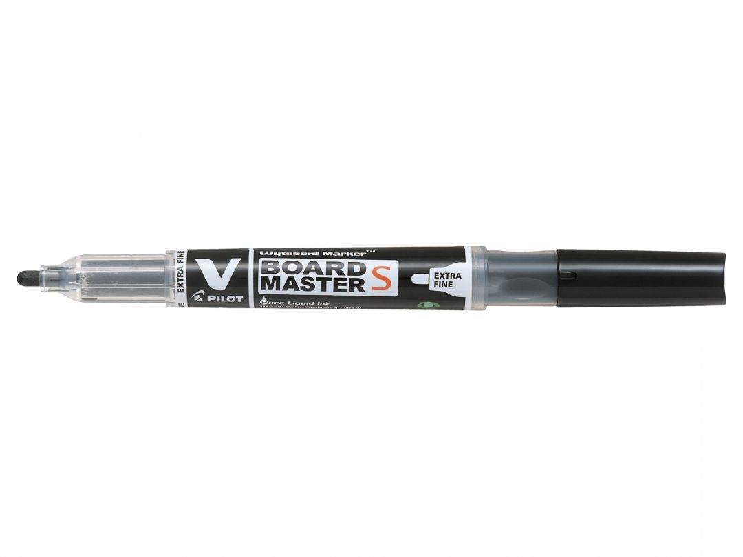 Whiteboardmarker Pilot rond extra fijn zwart afbeelding