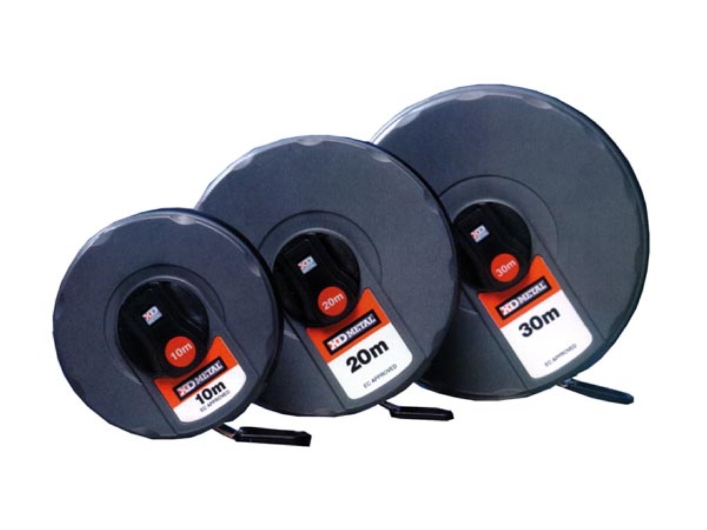 MEETLINT - MET GLASVEZEL - ABS-BEHUIZING - 10 m afbeelding