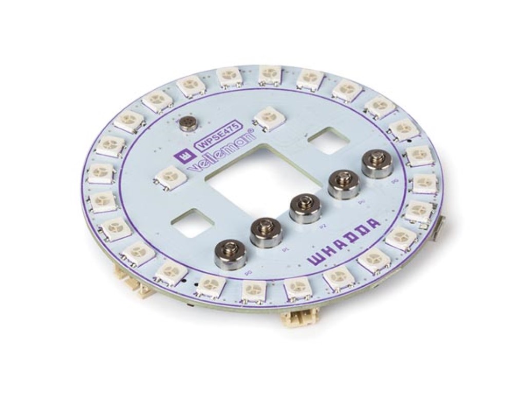 Velleman RGB-LEDRING SHIELD VOOR MICRO:BIT