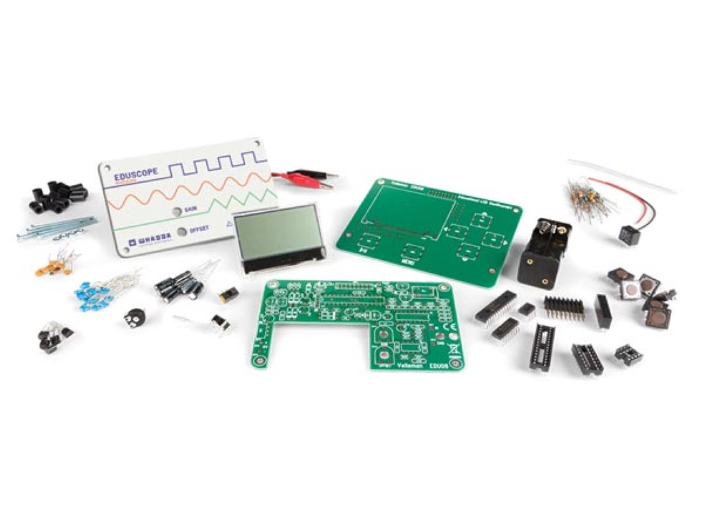 Educatieve LCD-oscilloscoopkit afbeelding