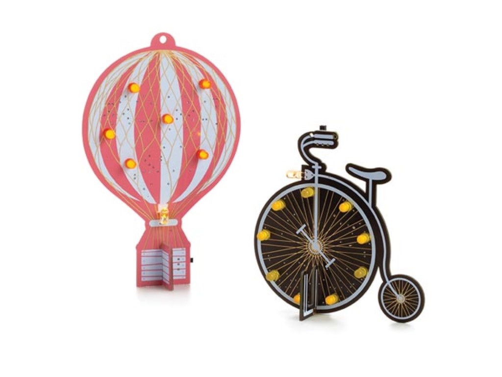 Velleman Set met 2 Soldeerkits Retro Luchtballon&Retro Fiets