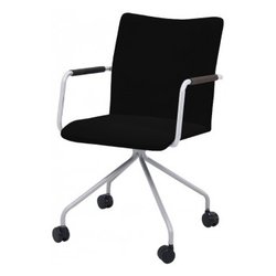 Vergaderstoel 30401 - Alu - Zwart afbeelding